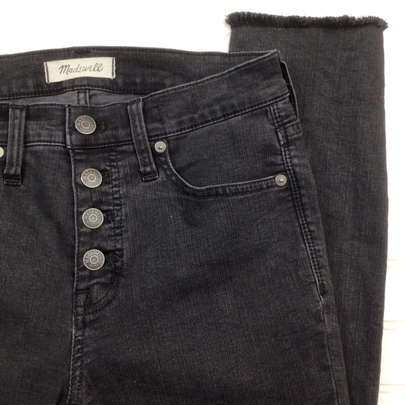 Madewell 9” High Rise Skinny Jeans Button-fly Tall - Picture 12 of 15
